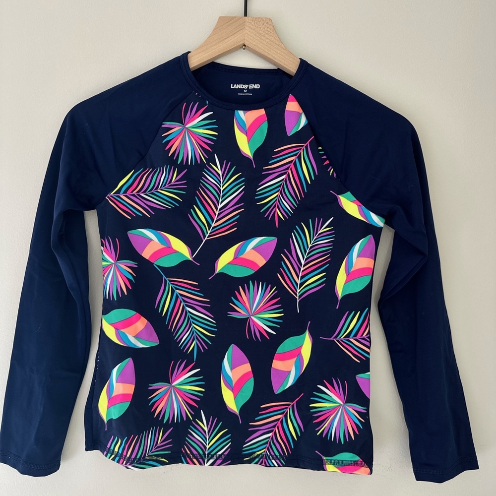 Lands’ end swim shirt